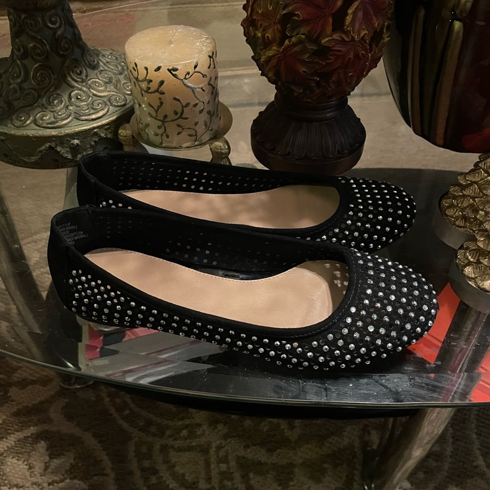 Flats with Rhinestones - Picture 2 of 2
